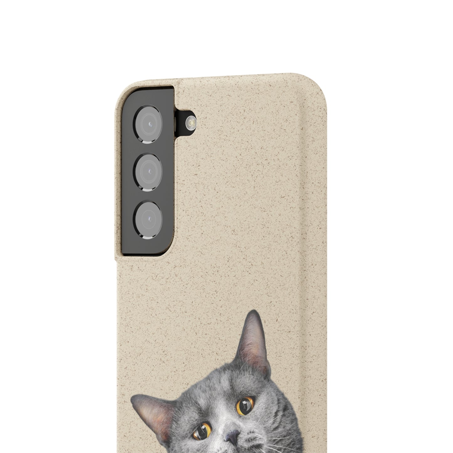 Biodegradable Cat Lover Phone Case – Eco-Friendly, Wireless Charging, Plant-Based Materials | Multiple Sizes Available