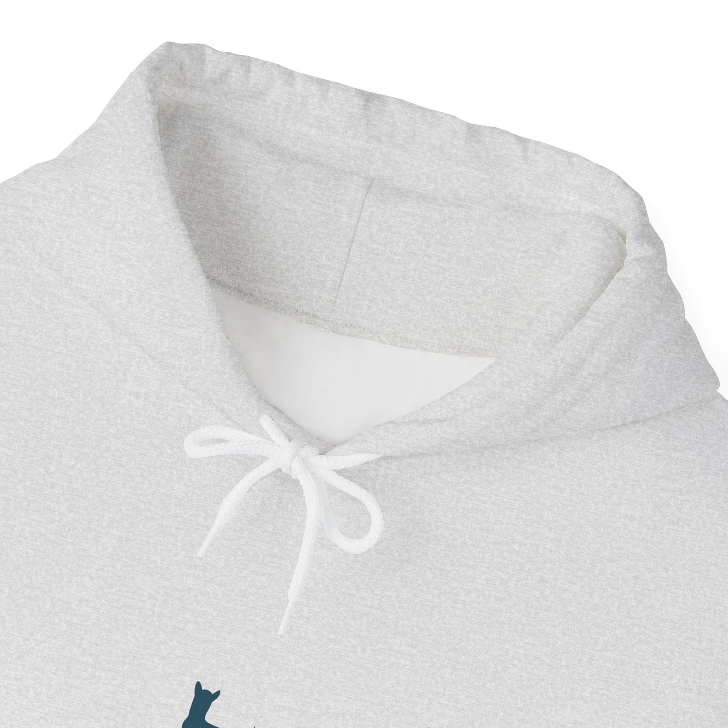 Minimalist Dog Silhouette Unisex Hoodie – Cozy Cotton Blend, Stylish & Warm | Pet Lover Apparel