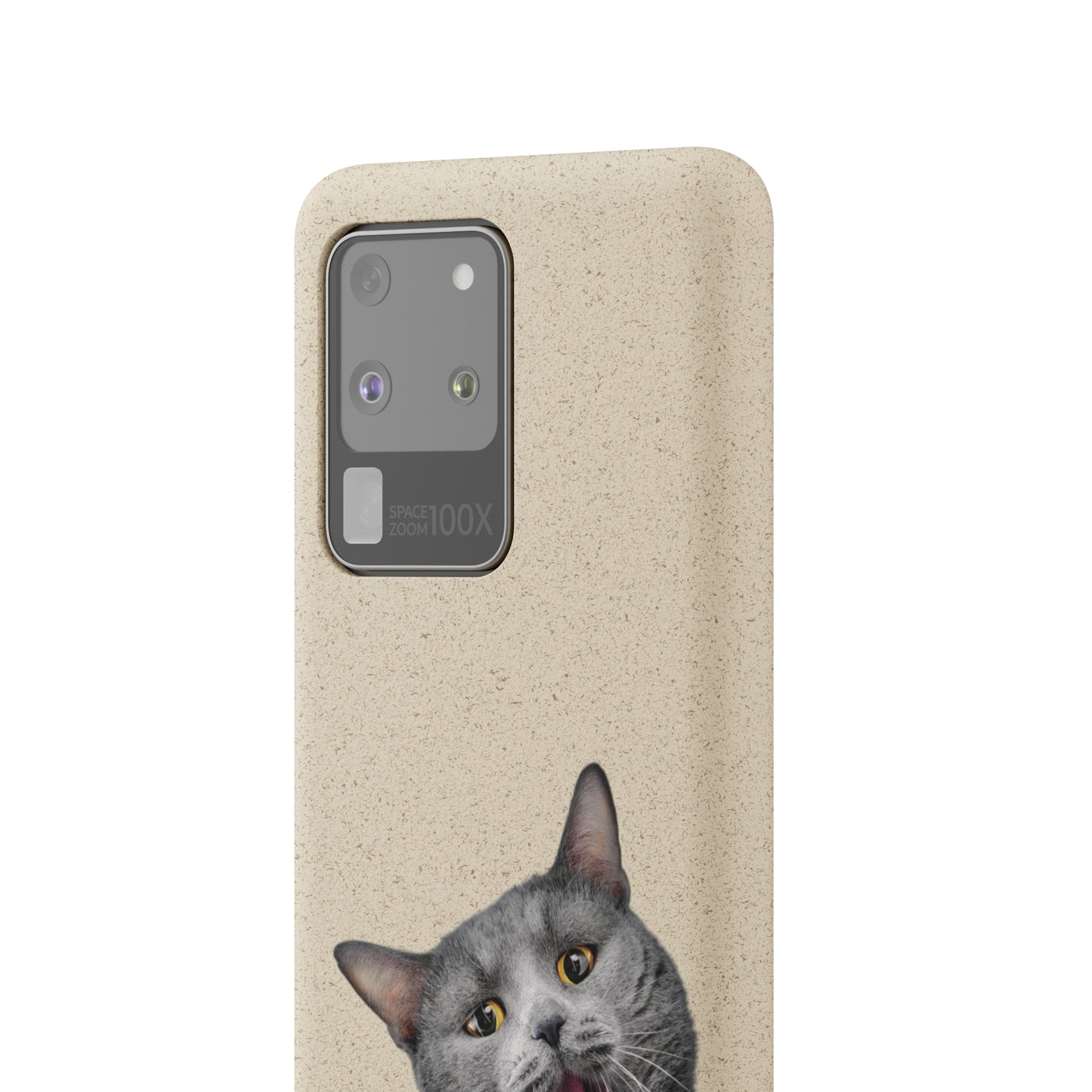 Biodegradable Cat Lover Phone Case – Eco-Friendly, Wireless Charging, Plant-Based Materials | Multiple Sizes Available