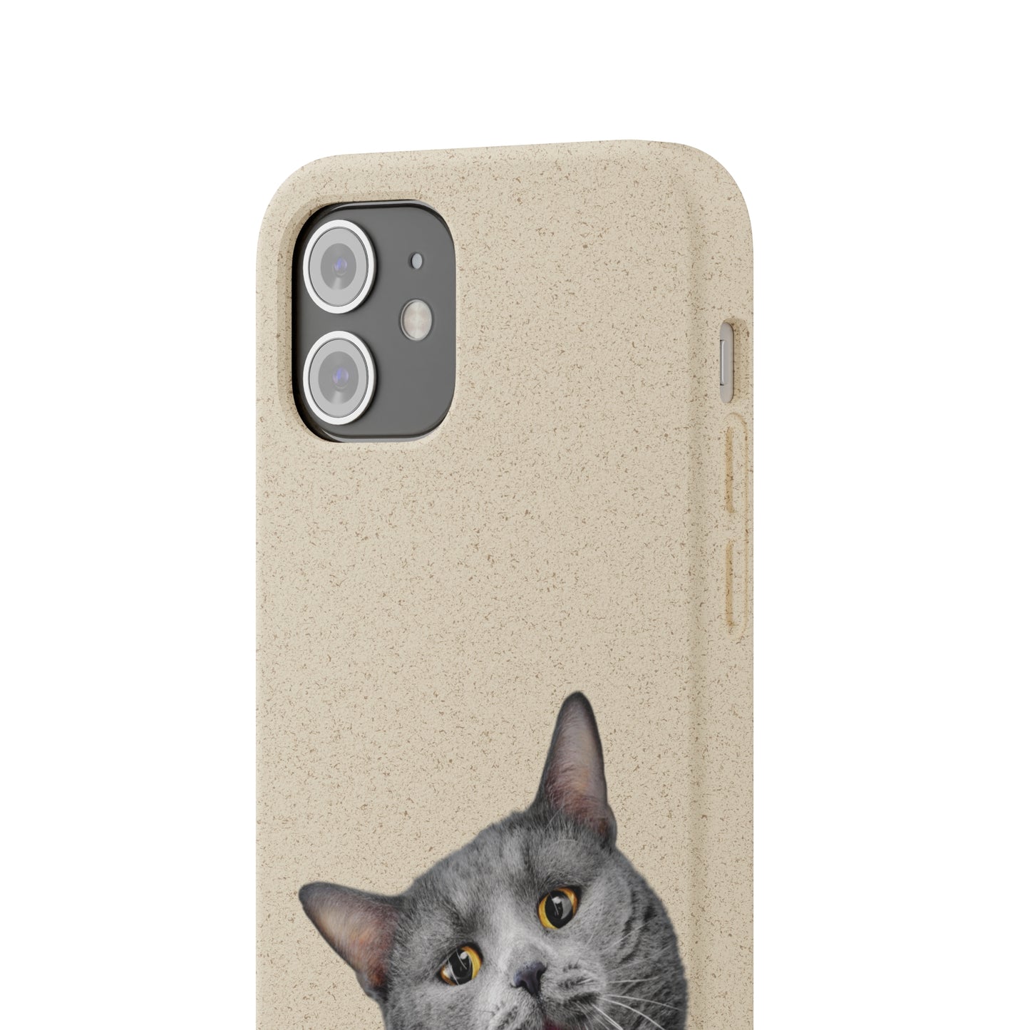 Biodegradable Cat Lover Phone Case – Eco-Friendly, Wireless Charging, Plant-Based Materials | Multiple Sizes Available