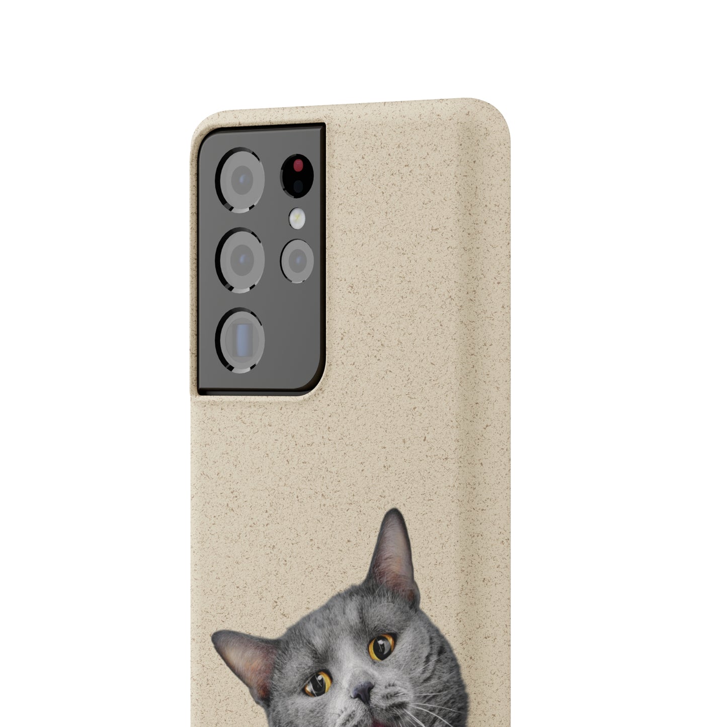 Biodegradable Cat Lover Phone Case – Eco-Friendly, Wireless Charging, Plant-Based Materials | Multiple Sizes Available