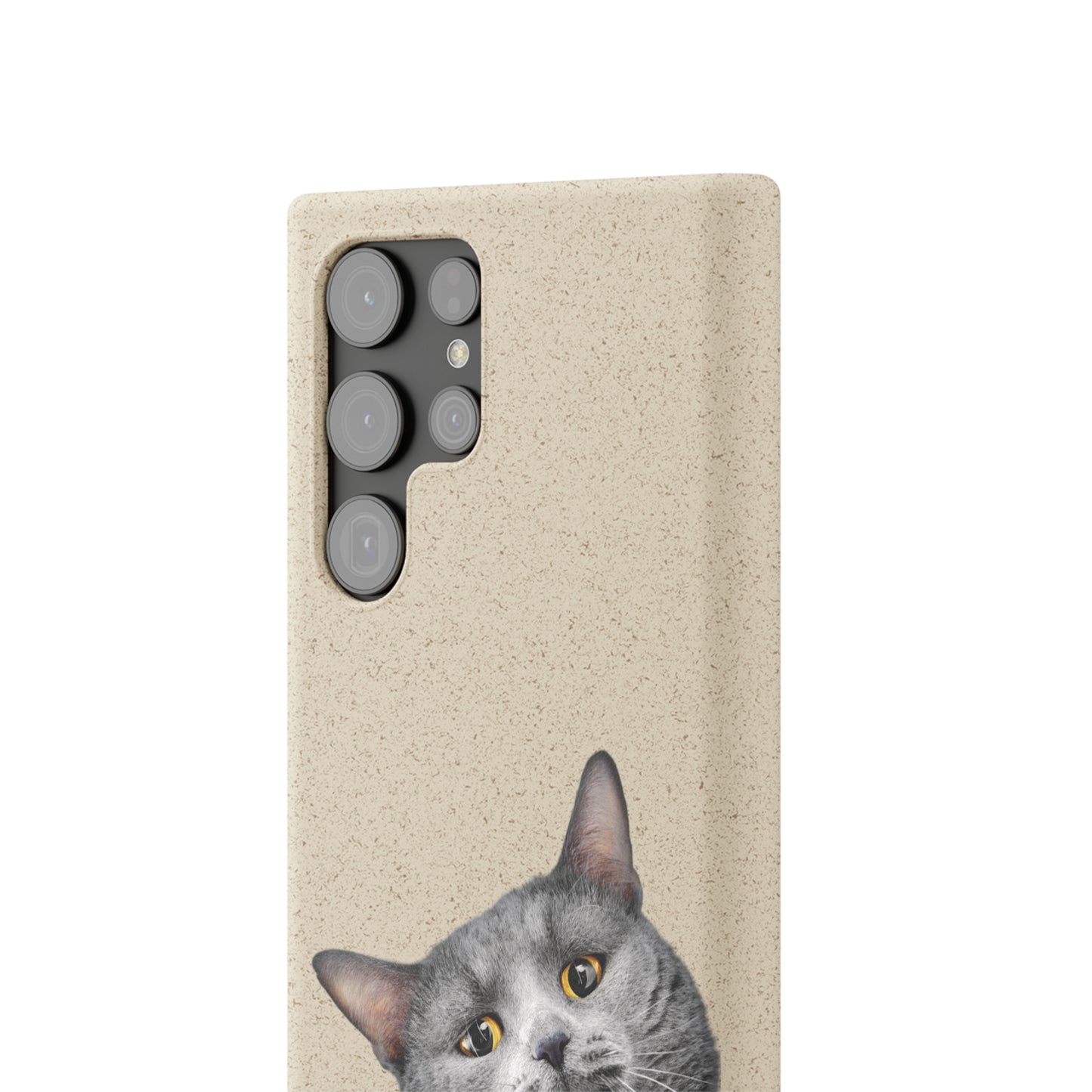 Biodegradable Cat Lover Phone Case – Eco-Friendly, Wireless Charging, Plant-Based Materials | Multiple Sizes Available