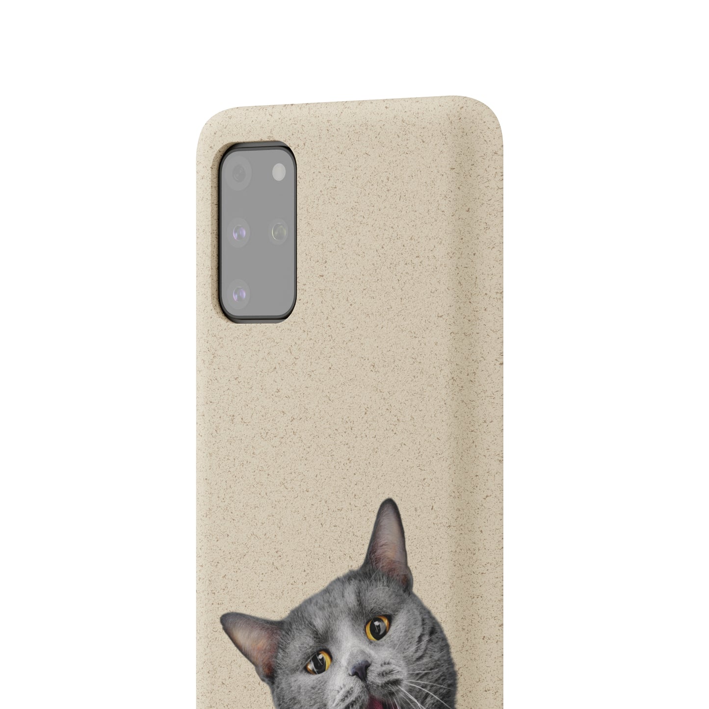 Biodegradable Cat Lover Phone Case – Eco-Friendly, Wireless Charging, Plant-Based Materials | Multiple Sizes Available