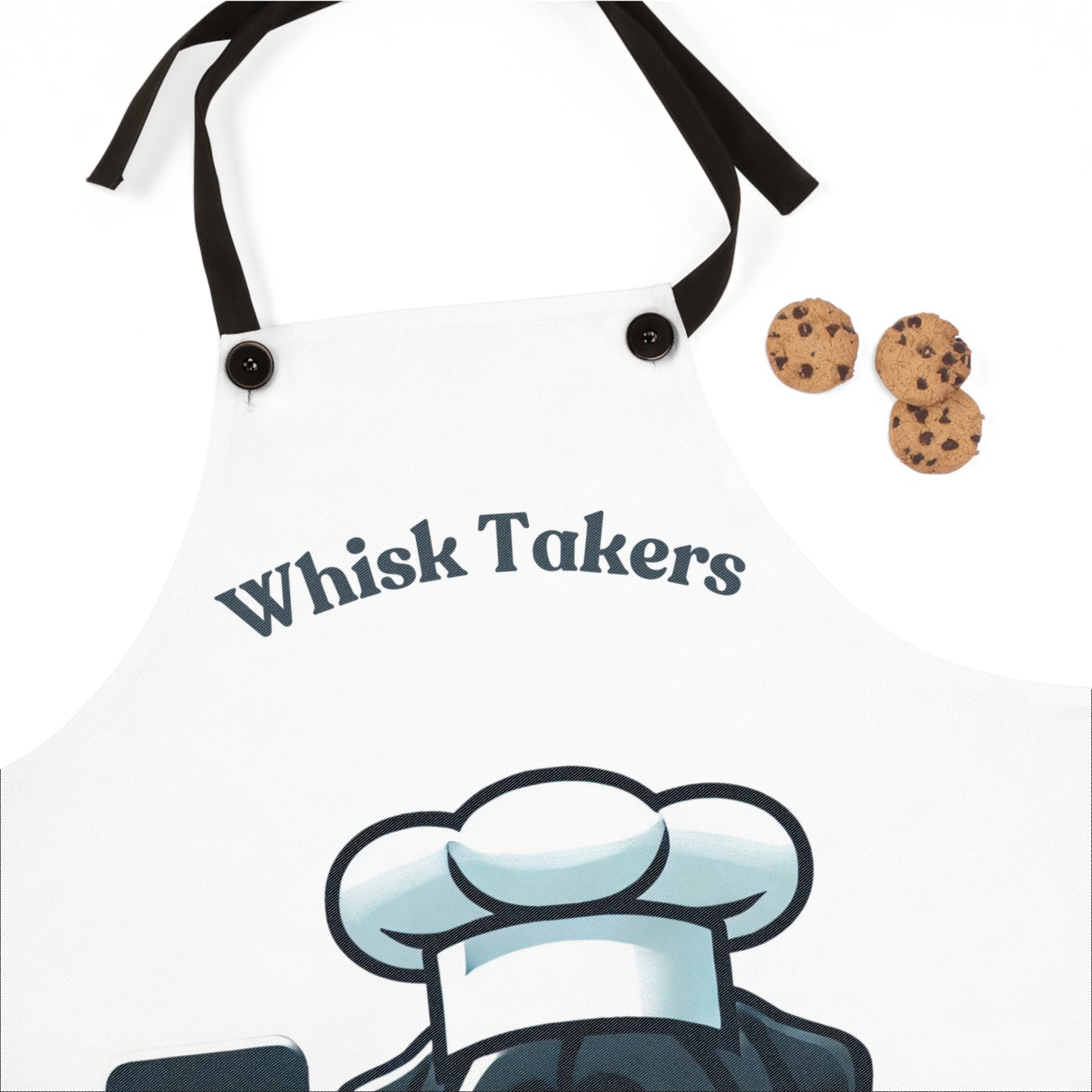 Rottweiler Chef 'Whisk Takers' Poly Twill Apron – Stylish, Fun & Durable Cooking Accessory