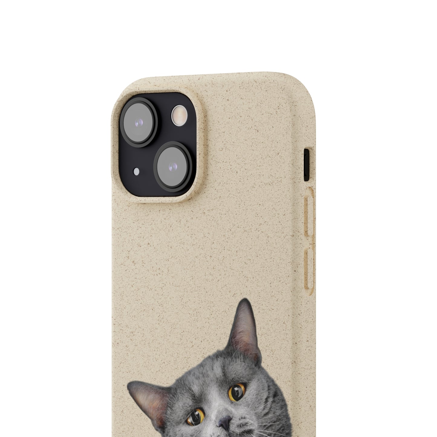 Biodegradable Cat Lover Phone Case – Eco-Friendly, Wireless Charging, Plant-Based Materials | Multiple Sizes Available