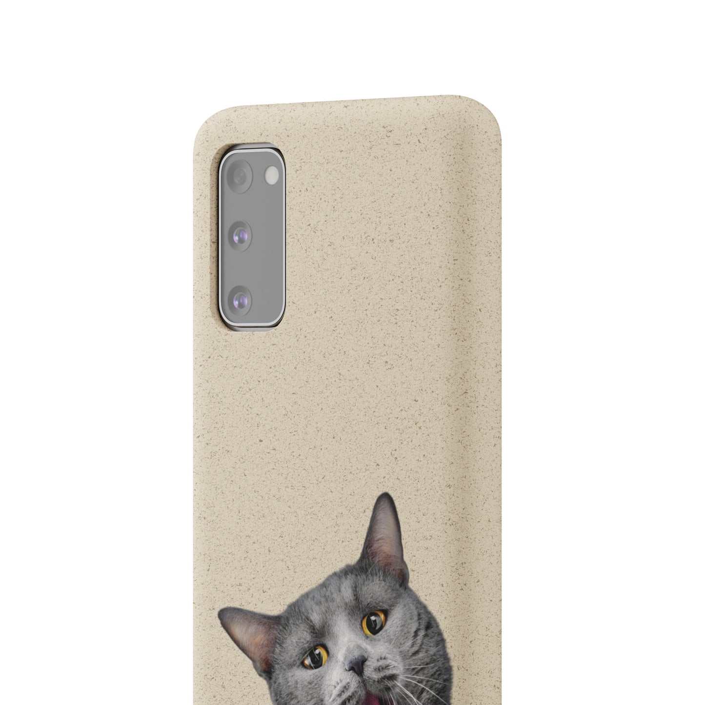 Biodegradable Cat Lover Phone Case – Eco-Friendly, Wireless Charging, Plant-Based Materials | Multiple Sizes Available